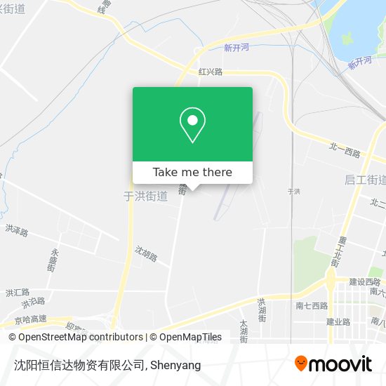 沈阳恒信达物资有限公司 map