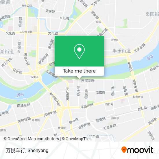 万悦车行 map