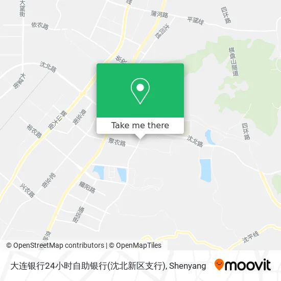 大连银行24小时自助银行(沈北新区支行) map