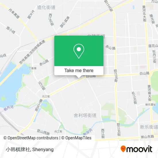 小韩棋牌社 map