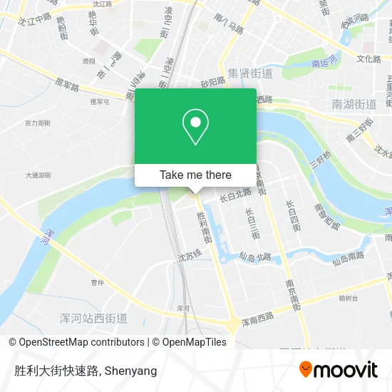 胜利大街快速路 map