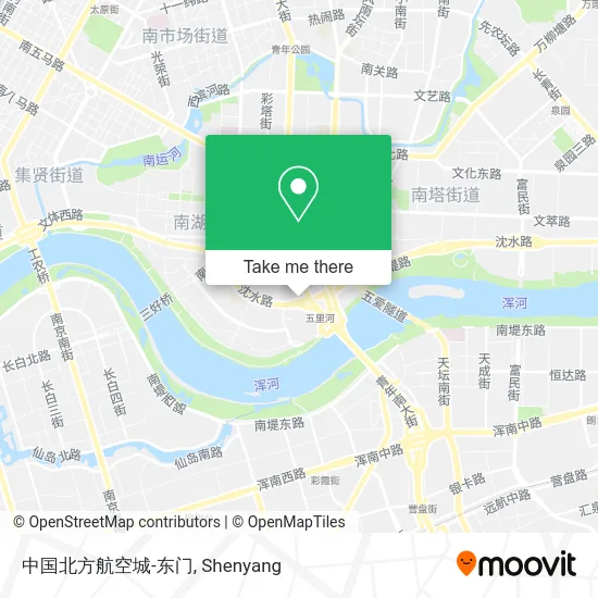 中国北方航空城-东门 map