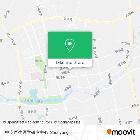 中安再生医学研发中心 map
