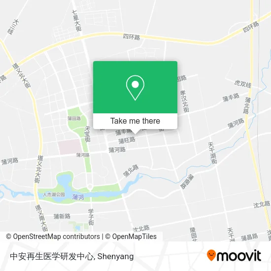 中安再生医学研发中心 map