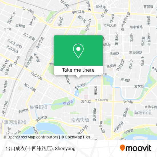 出口成衣(十四纬路店) map