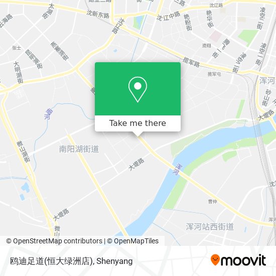 鸥迪足道(恒大绿洲店) map