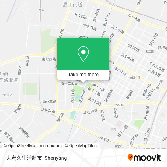 大宏久生活超市 map