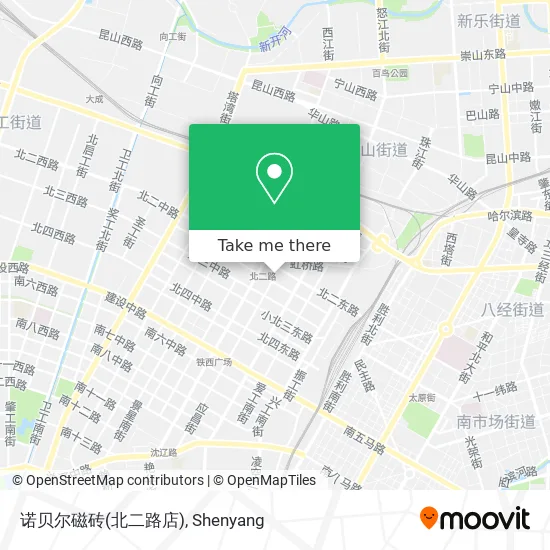 诺贝尔磁砖(北二路店) map