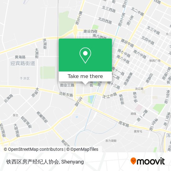 铁西区房产经纪人协会 map