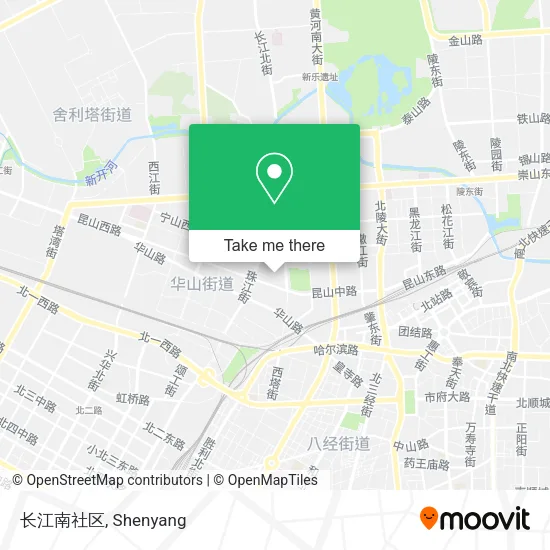 长江南社区 map