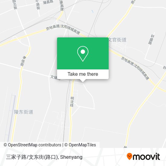 三家子路/文东街(路口) map