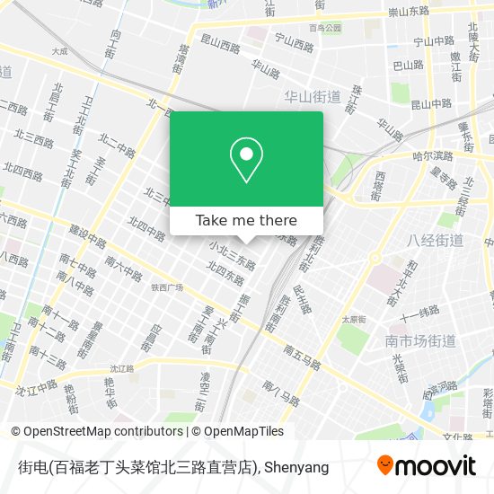 街电(百福老丁头菜馆北三路直营店) map