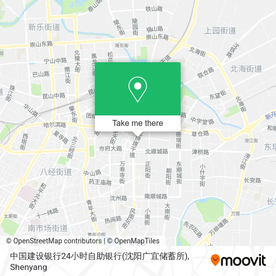中国建设银行24小时自助银行(沈阳广宜储蓄所) map