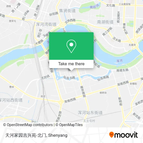 天河家园吉兴苑-北门 map