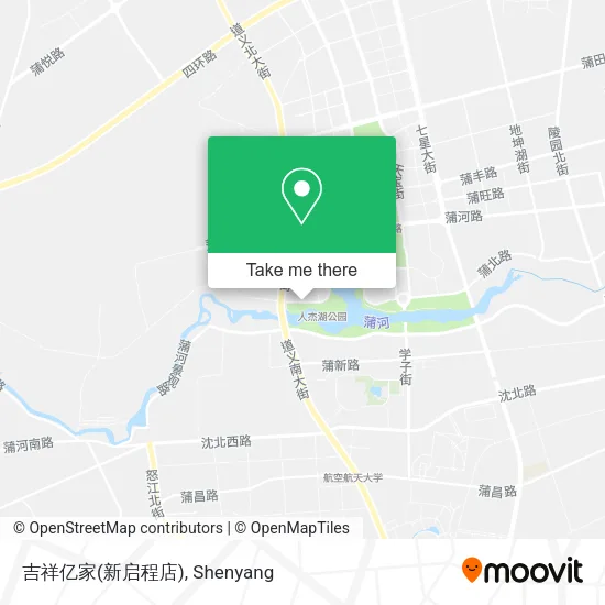 吉祥亿家(新启程店) map