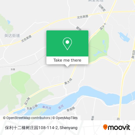 保利十二橡树庄园108-114-2 map