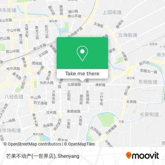芒果不动产(一世界店) map