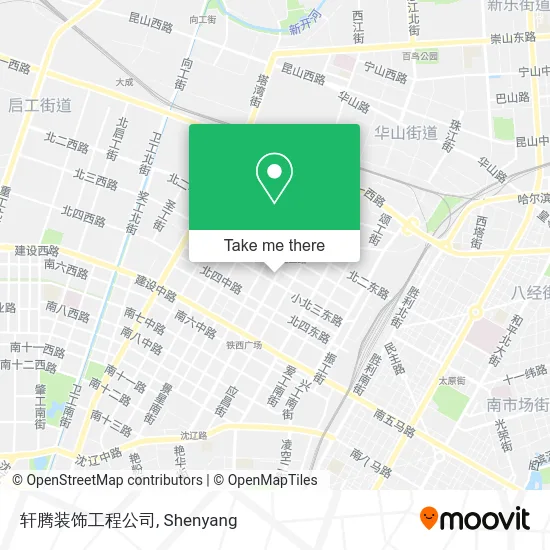 轩腾装饰工程公司 map