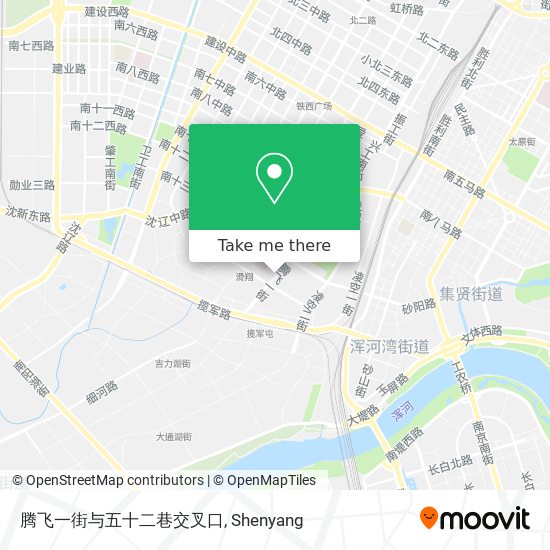 腾飞一街与五十二巷交叉口 map