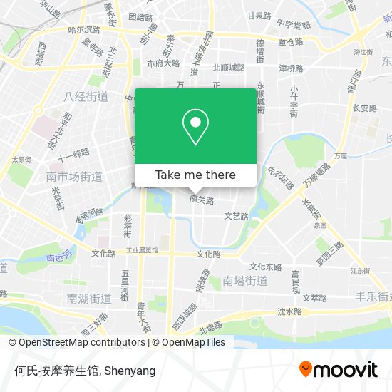 何氏按摩养生馆 map