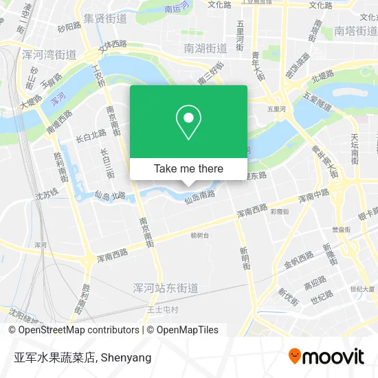 亚军水果蔬菜店 map
