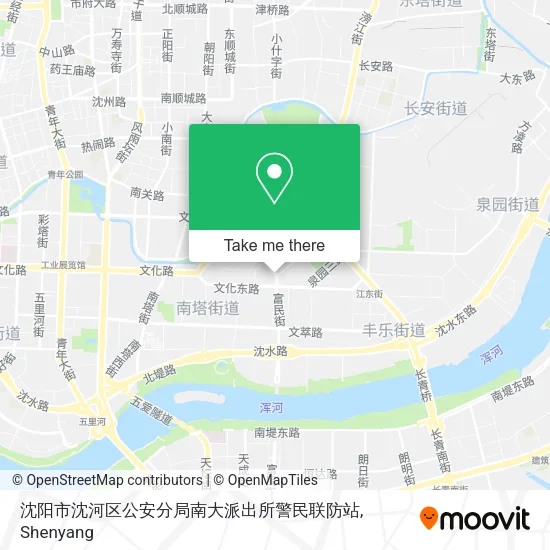 沈阳市沈河区公安分局南大派出所警民联防站 map