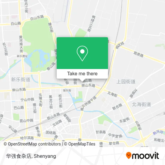 华强食杂店 map