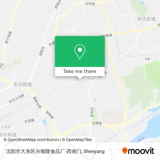 沈阳市大东区兴顺隆食品厂-西南门 map