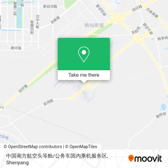 中国南方航空头等舱/公务车国内乘机服务区 map