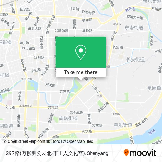 297路(万柳塘公园北-市工人文化宫) map
