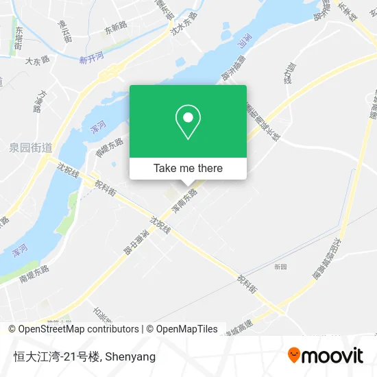 恒大江湾-21号楼 map