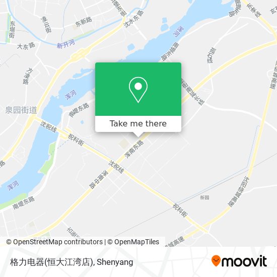 格力电器(恒大江湾店) map
