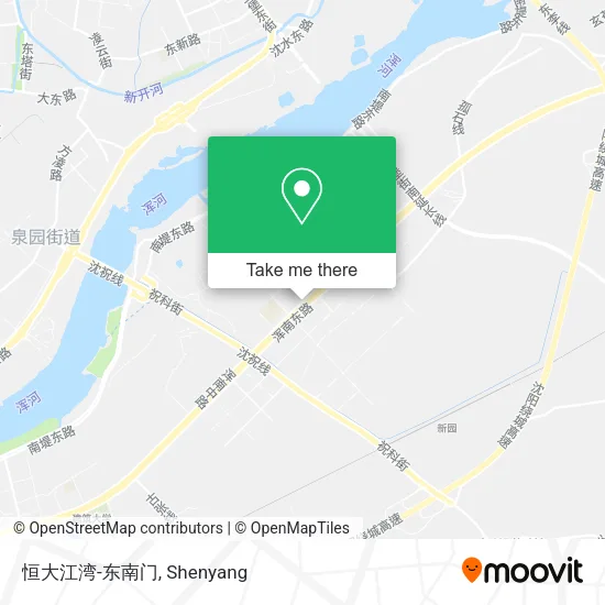 恒大江湾-东南门 map