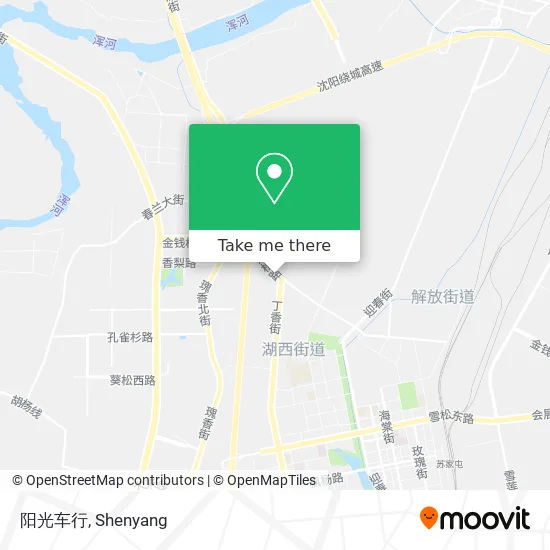 阳光车行 map