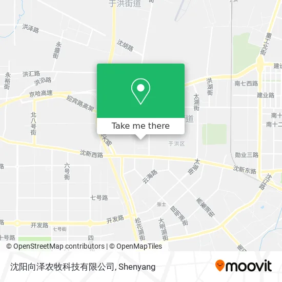 沈阳向泽农牧科技有限公司 map