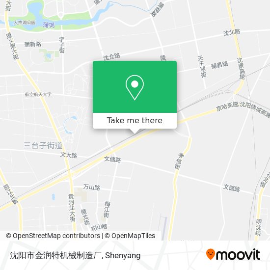 沈阳市金润特机械制造厂 map