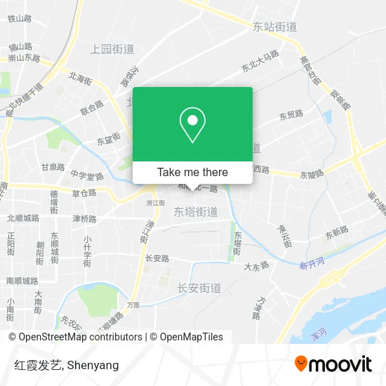 红霞发艺 map