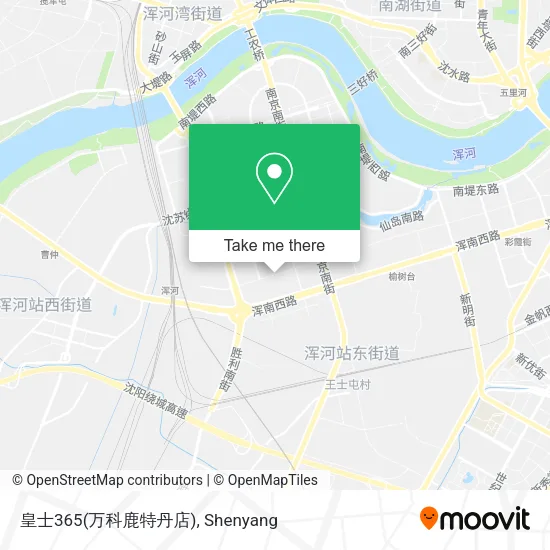 皇士365(万科鹿特丹店) map