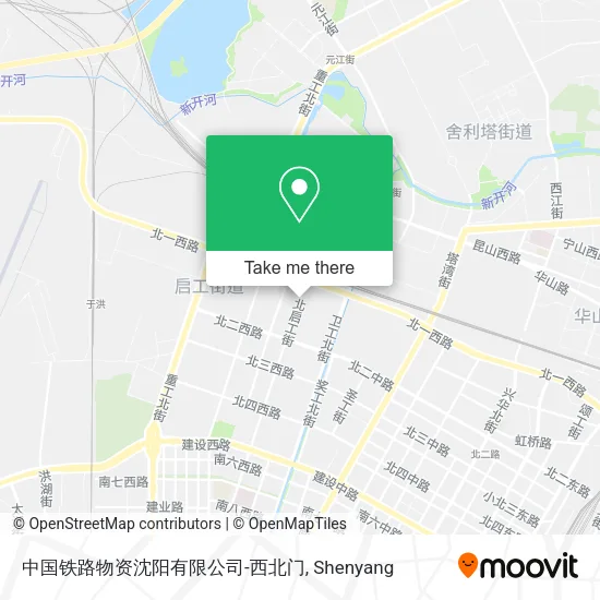 中国铁路物资沈阳有限公司-西北门 map