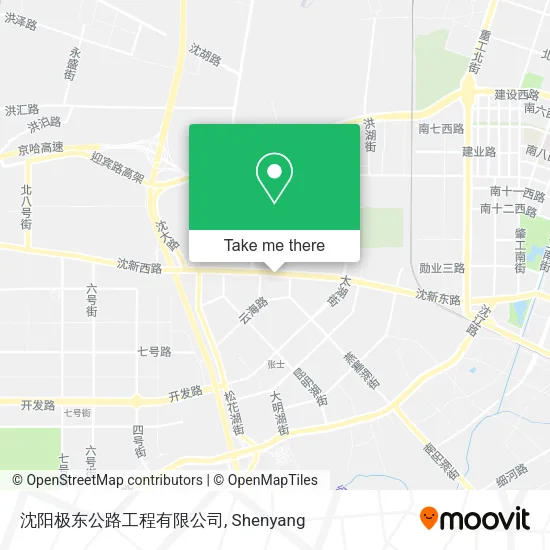 沈阳极东公路工程有限公司 map