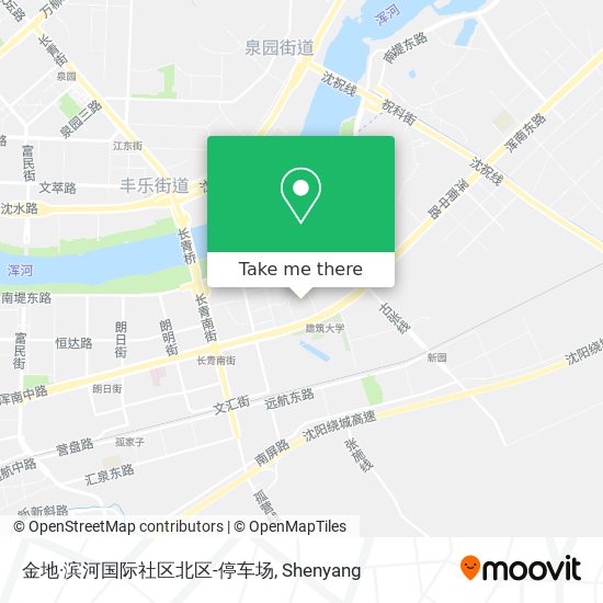 金地·滨河国际社区北区-停车场 map