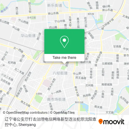 辽宁省公安厅打击治理电信网络新型违法犯罪沈阳查控中心 map