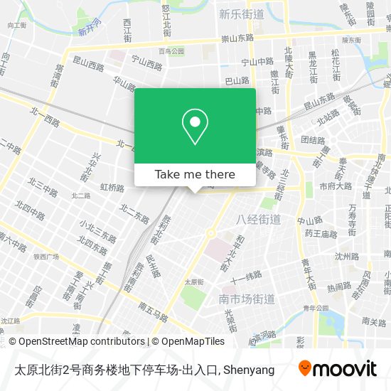 太原北街2号商务楼地下停车场-出入口 map