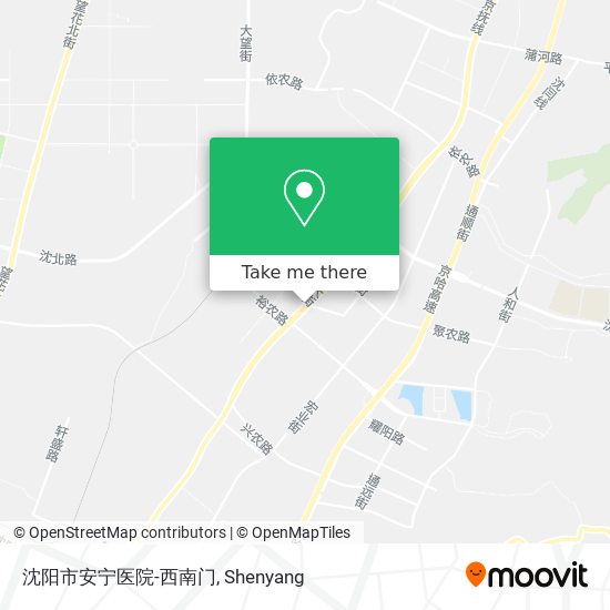 沈阳市安宁医院-西南门 map