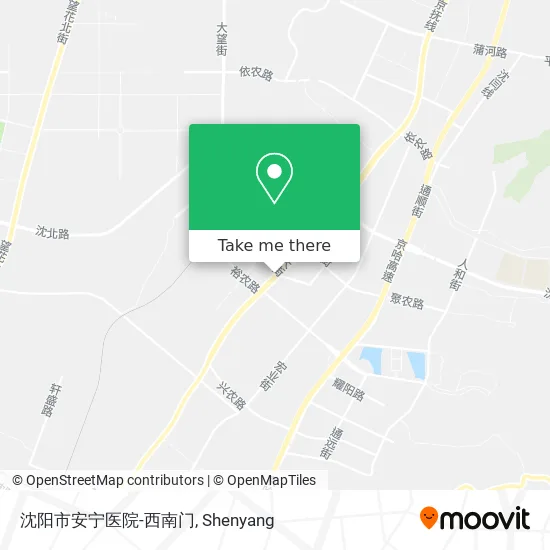 沈阳市安宁医院-西南门 map