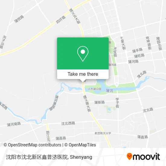 沈阳市沈北新区鑫普济医院 map
