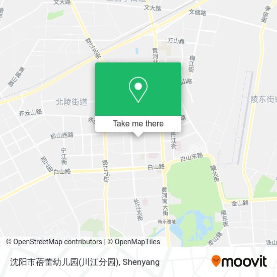 沈阳市蓓蕾幼儿园(川江分园) map