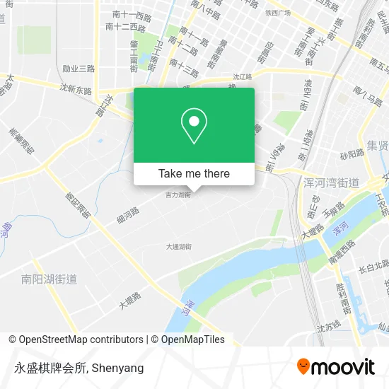 永盛棋牌会所 map