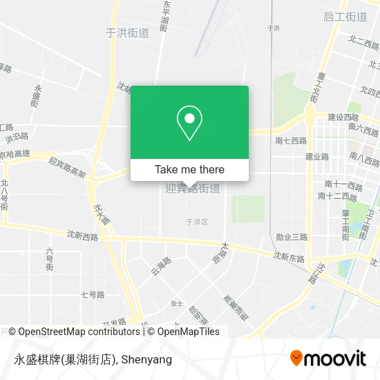 永盛棋牌(巢湖街店) map