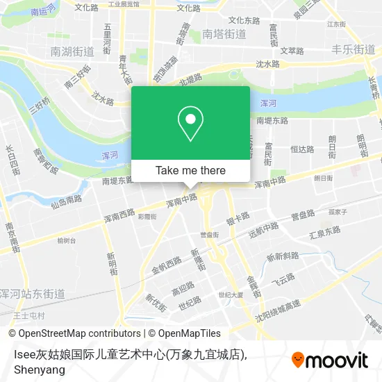 Isee灰姑娘国际儿童艺术中心(万象九宜城店) map